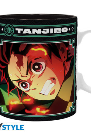 DEMON SLAYER Tazza Tanjiro nero e verde