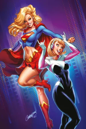 Superman/Spider-Man Variant Cover di J. Scott Campbell